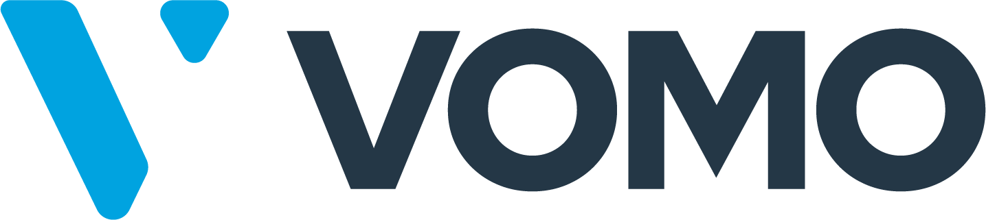 VOMO logo.